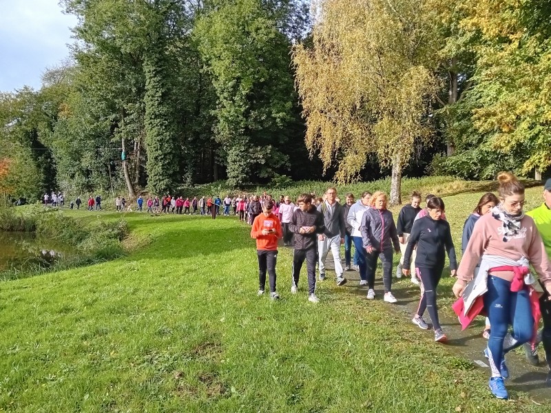 le groupe des 5 km avec Patricia