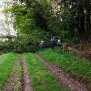 un obstacle sur la commune de Muille-Villette