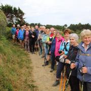 Sur le GR 34 à ST CAST