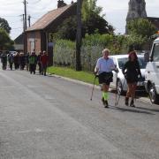 Arrivée à Maurepas pour le pique-nique